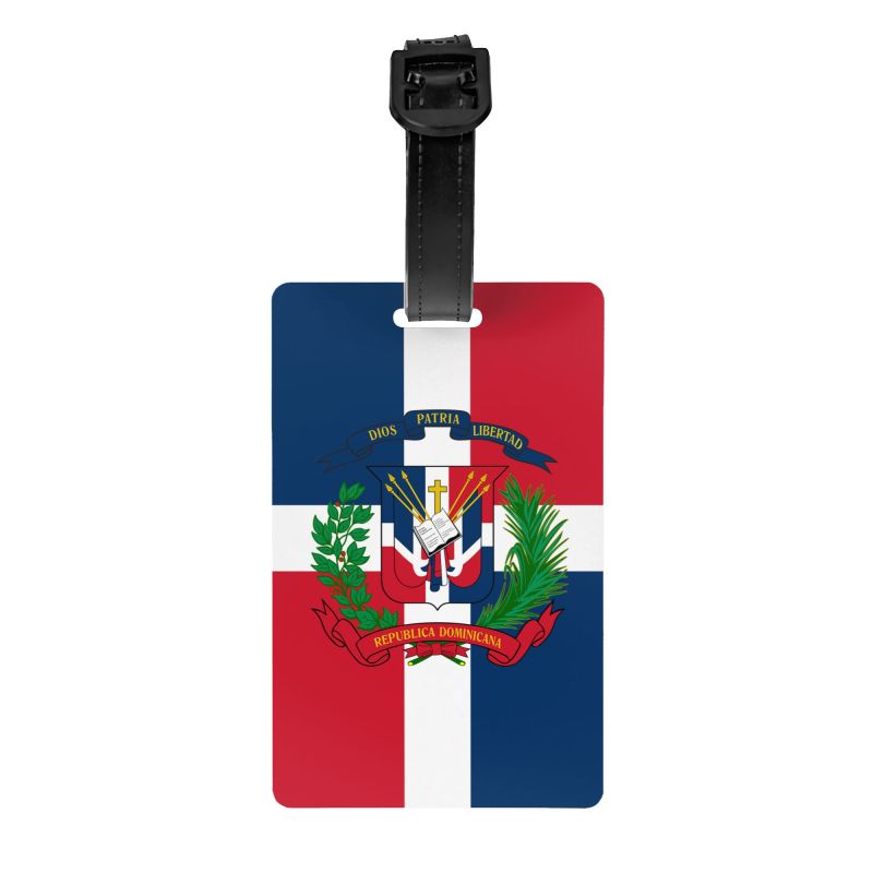 Travel Luggage Set - Gepäckanhänger mit Flaggenmuster der Dominikanischen Republik