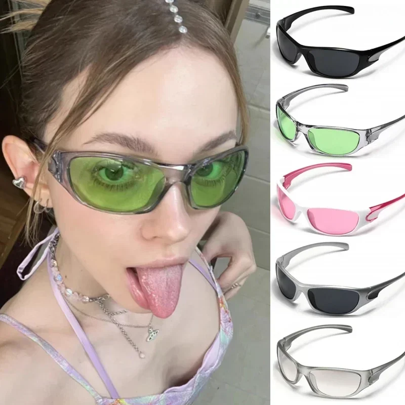Sunglasses Uv400 - Neue Sonnenbrille für Damen, Luxusmarke, Wrap-Quadrat-Sonnenbrille,