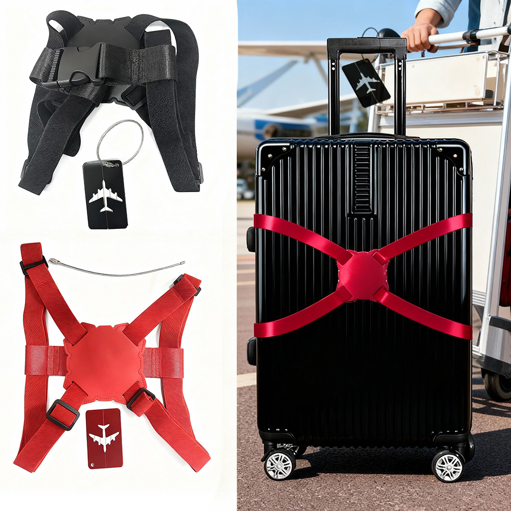Travel Luggage Set - 2-teiliges Set: Kombination aus Gepäckanhängern und