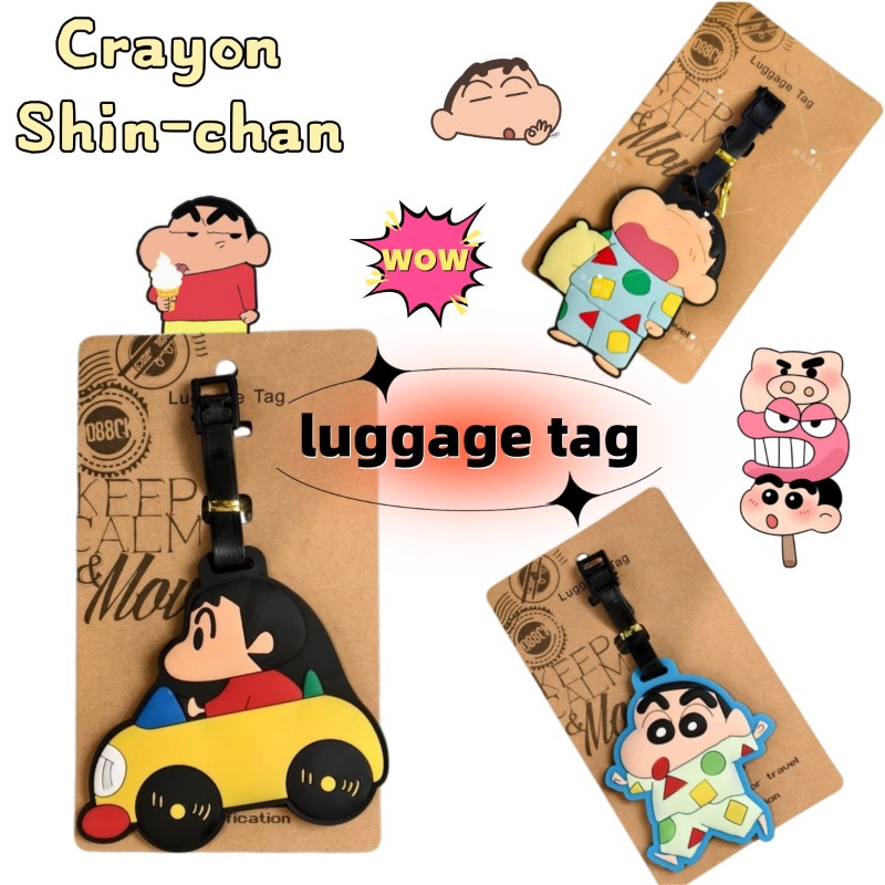Travel Luggage Set - Crayon Shin-chan Cartoon Anime Persönlichkeit Mode-Gepäckanhänger