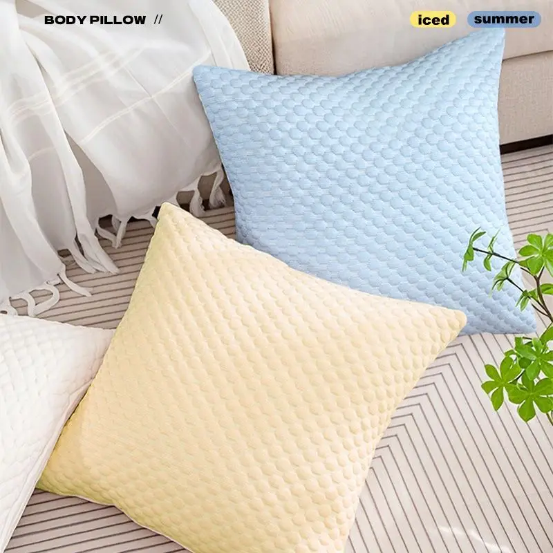 Silk Pillowcase - [Nur inklusive Kissenbezug] Sommer doppelseitiges Kissen