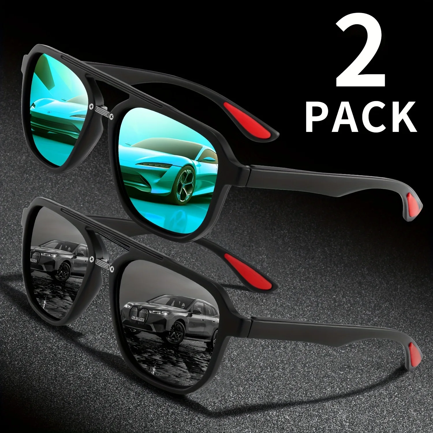 Designer Sunglasses - Retro-Klassiker, luxuriöse Sonnenbrillen für Herren, Designer-Sonnenbrillen,