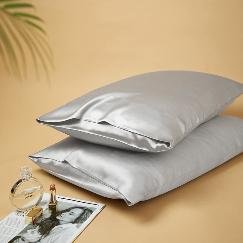 Silk Pillowcase - 1 Paar Hausfrau-Kissenbezug, beidseitig, 22 mm,