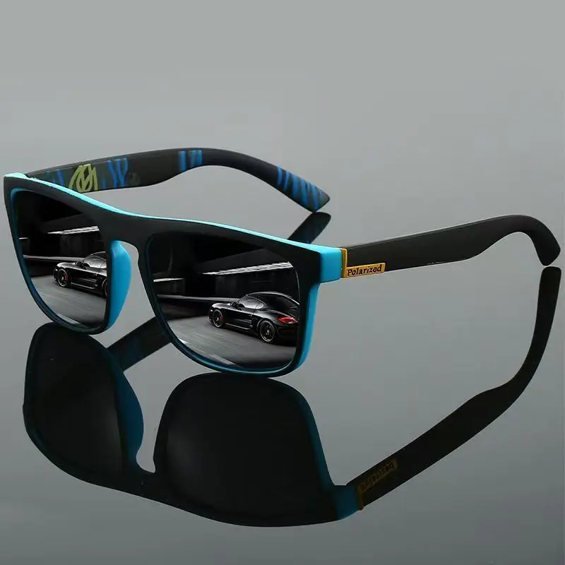 Sunglasses Uv400 - 1/2 Stück quadratische Sportsonnenbrille, blendfreie Sonnenbrille