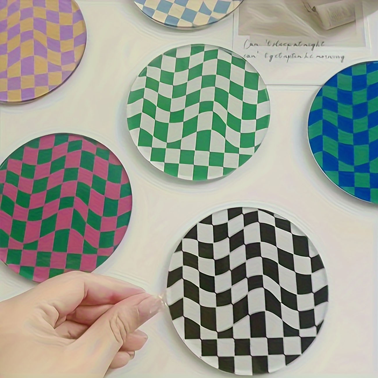 6 Stück - Holzuntersetzer, Rut – Marble Coaster Set Bewertung und Preis