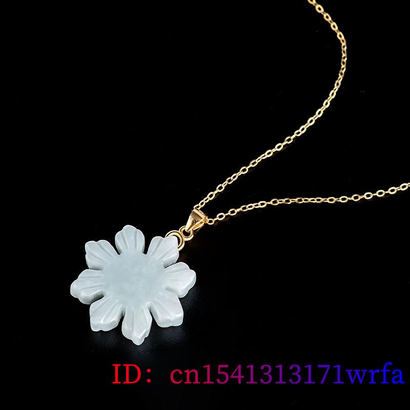 Myanmar Jade Sonnenblume Anhän – Gold Plated Jewelry Bewertung und Preis
