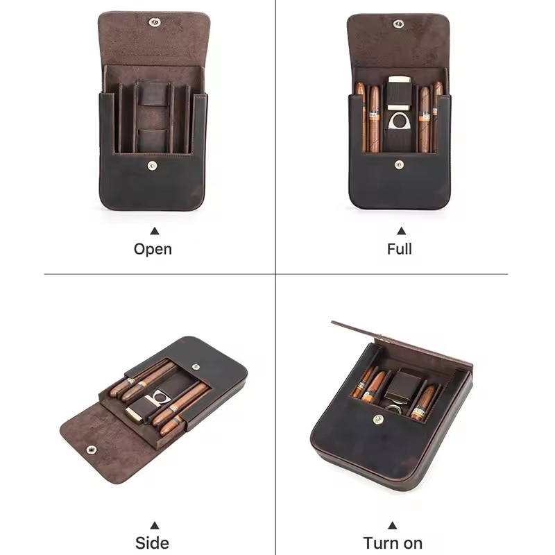 Tragbare Zigarren-Humidor-Box  – Premium Cigar Case Bewertung und Preis