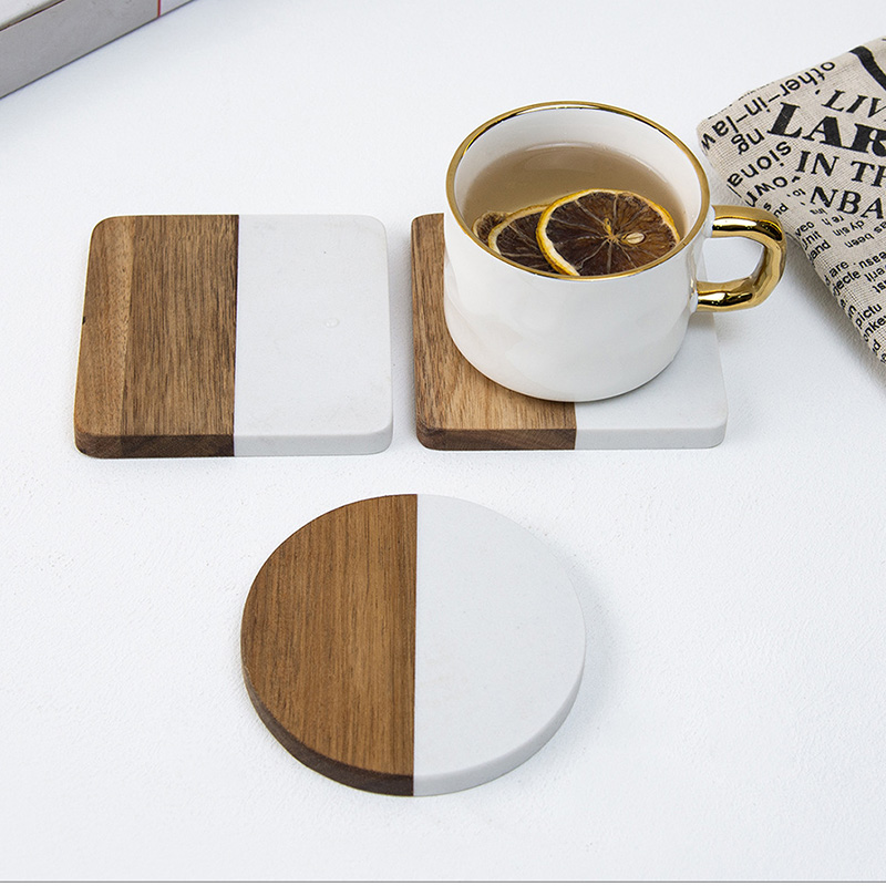 4-teiliges Untersetzer-Set aus – Marble Coaster Set Bewertung und Preis