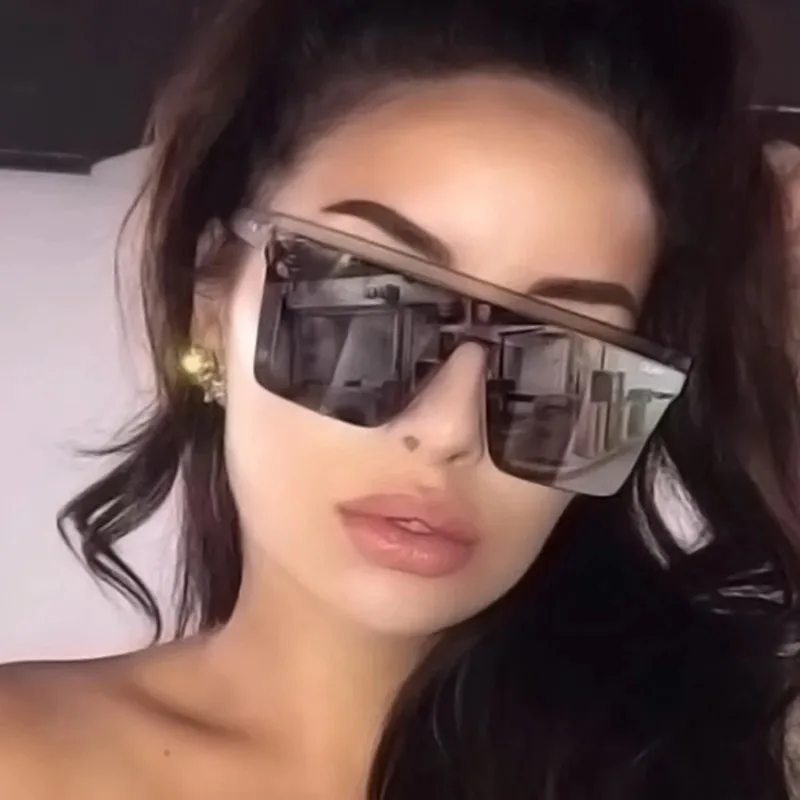Modische Oversized Quadratisch – Sunglasses Uv400 Bewertung und Preis