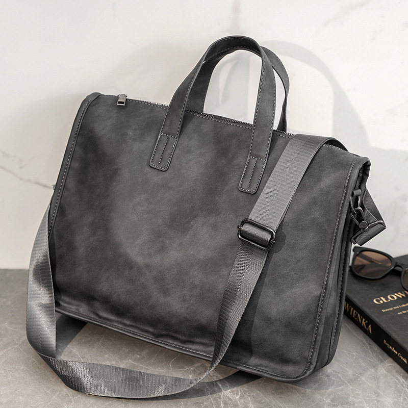 Lässige Business-Herrenhandtas – Leather Briefcase Bewertung und Preis