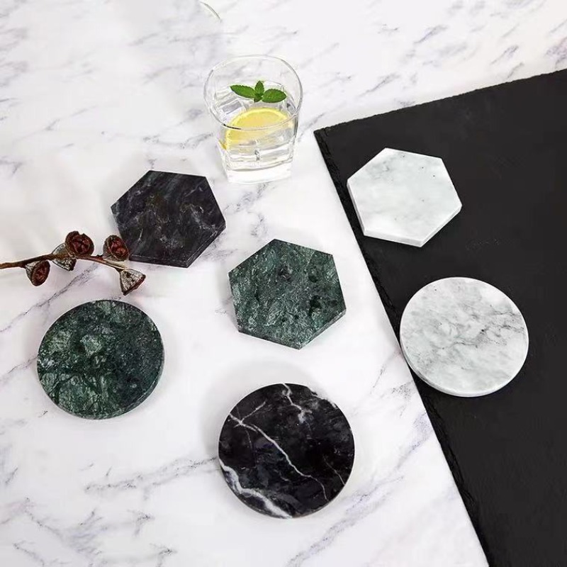 1PCS Marmor Untersetzer Runde  – Marble Coaster Set Bewertung und Preis