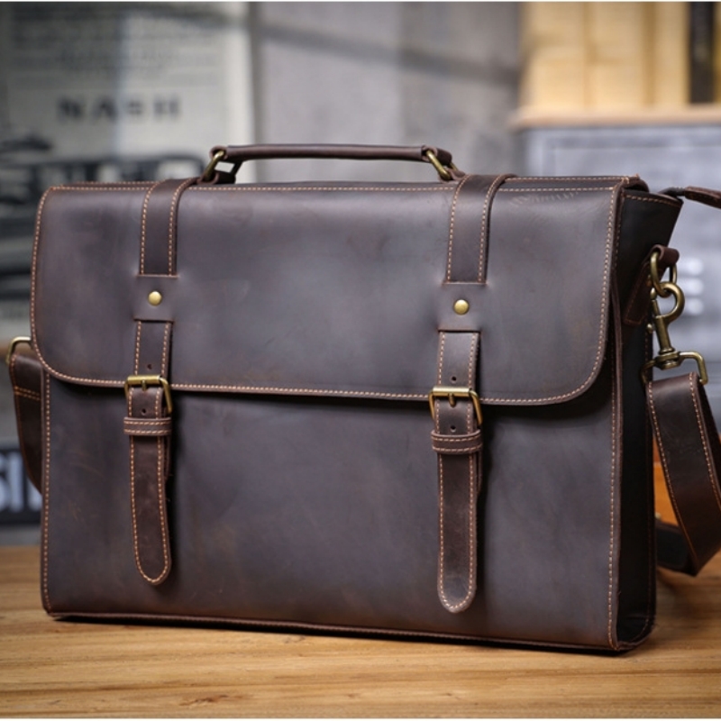 Luxus Original Herren handtasc – Leather Briefcase Bewertung und Preis