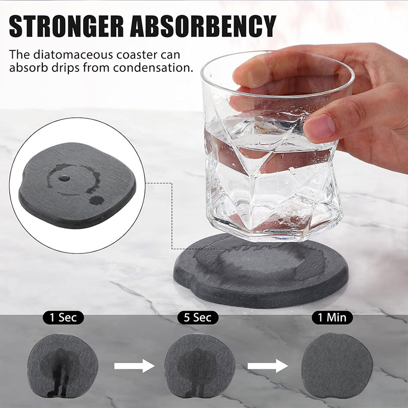 4/6/8-teiliges Schnelltrocknen – Marble Coaster Set Bewertung und Preis