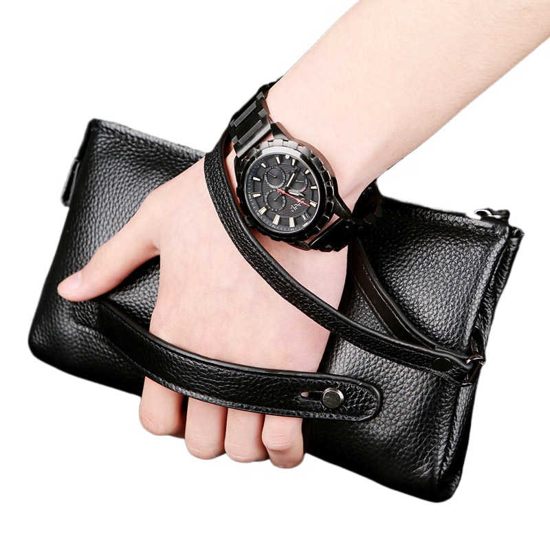 2025 handtasche Männer Echtes  – Leather Wallet Men Bewertung und Preis