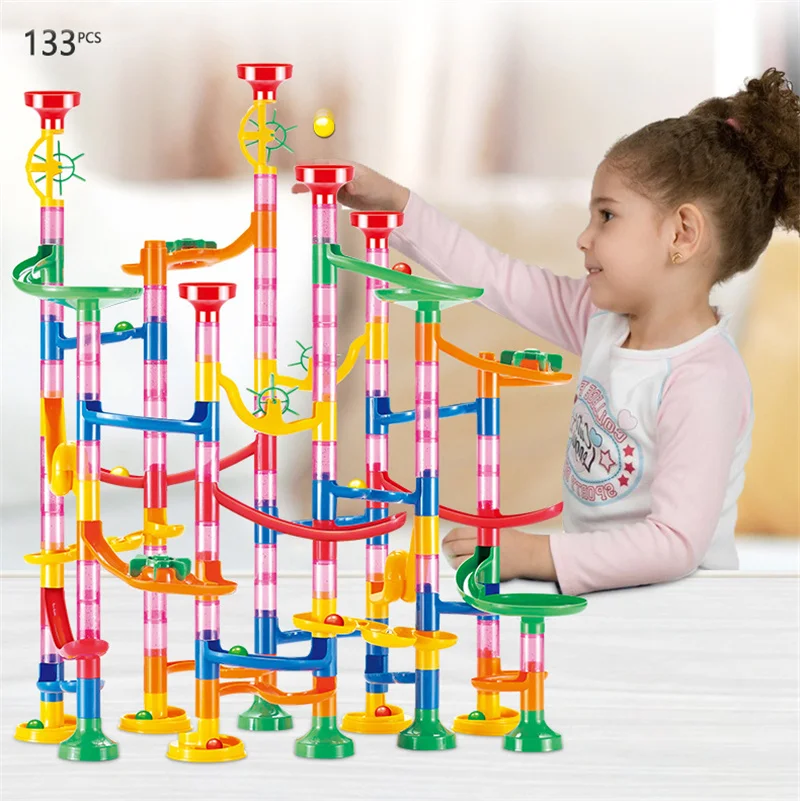 50-142-teiliges 3D-Labyrinth-K – Marble Coaster Set Bewertung und Preis