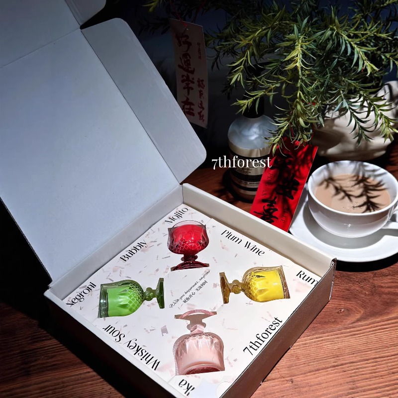 Duftkerzen-Geschenkset in Wein – Luxury Gift Set Bewertung und Preis