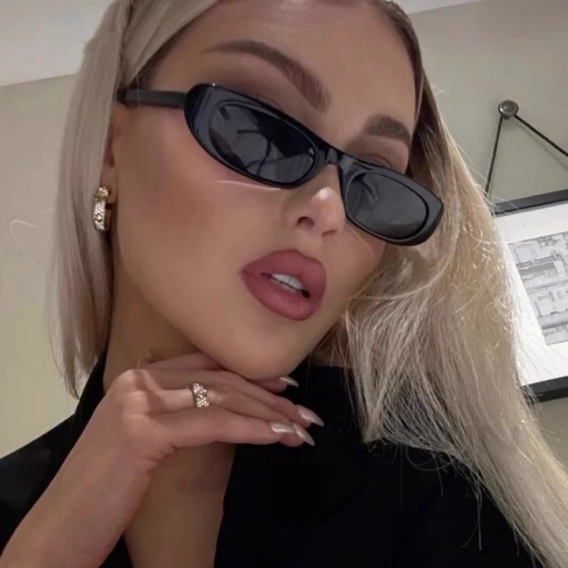 Kleine ovale Sonnenbrille für  – Designer Sunglasses Bewertung und Preis