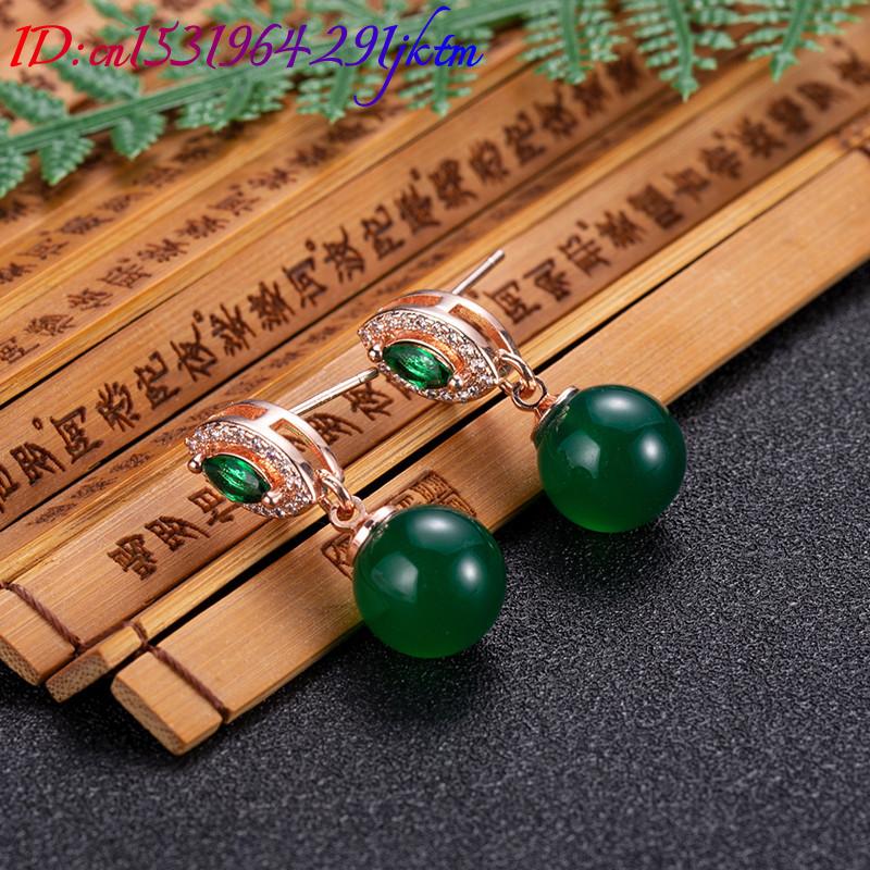 Natürliche Jade Perlen Ohrring – Gold Plated Jewelry Bewertung und Preis