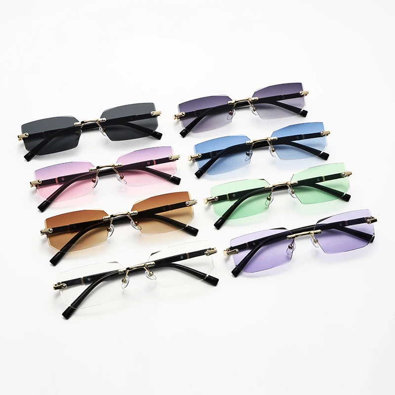 1/2 Stück Trendige randlose So – Sunglasses Uv400 Bewertung und Preis